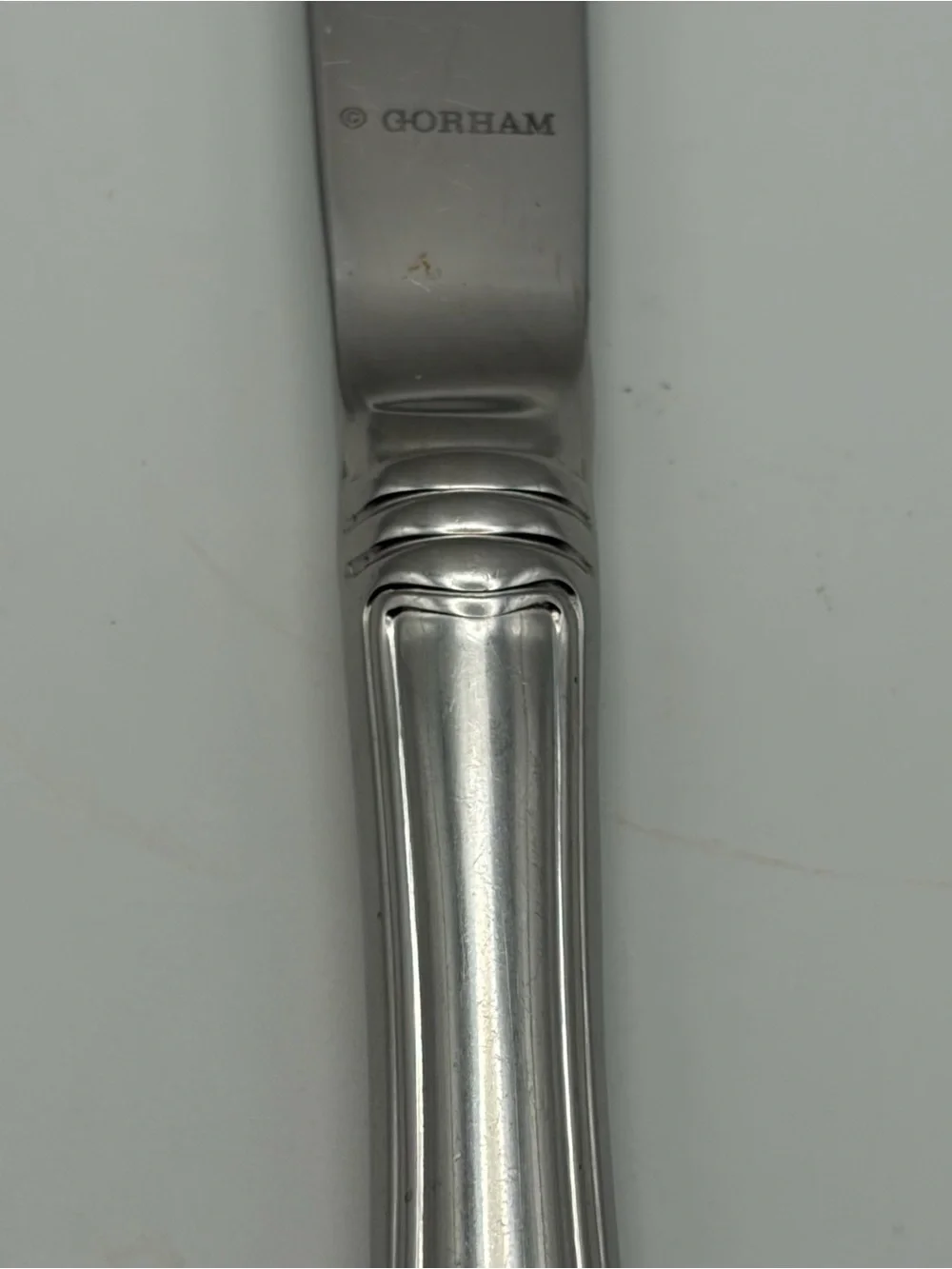 Gorham Monet Stainless Steel Table Knives Set of 8 Glossy Finish Flatware